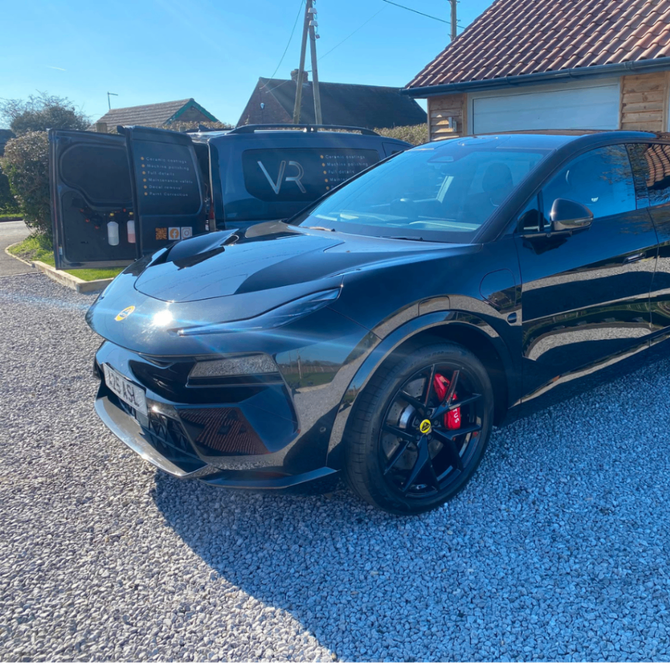 Lotus Eletre gleaming after full detail — mobile detailing Newmarket